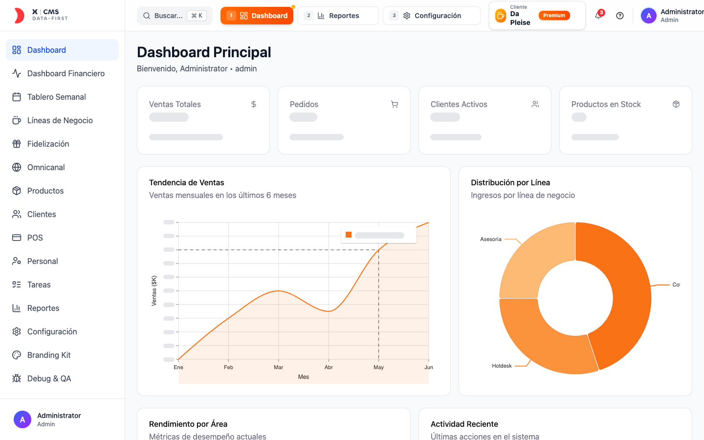 Viento Norte · FO — Dashboard X|CMS (dueño del dato)